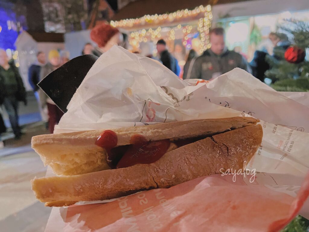 コルマールのクリスマスマーケットで食べたもの